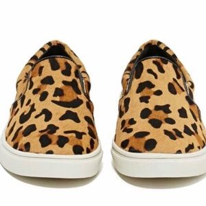 Steve Madden cheetah print cow hair sneaker!